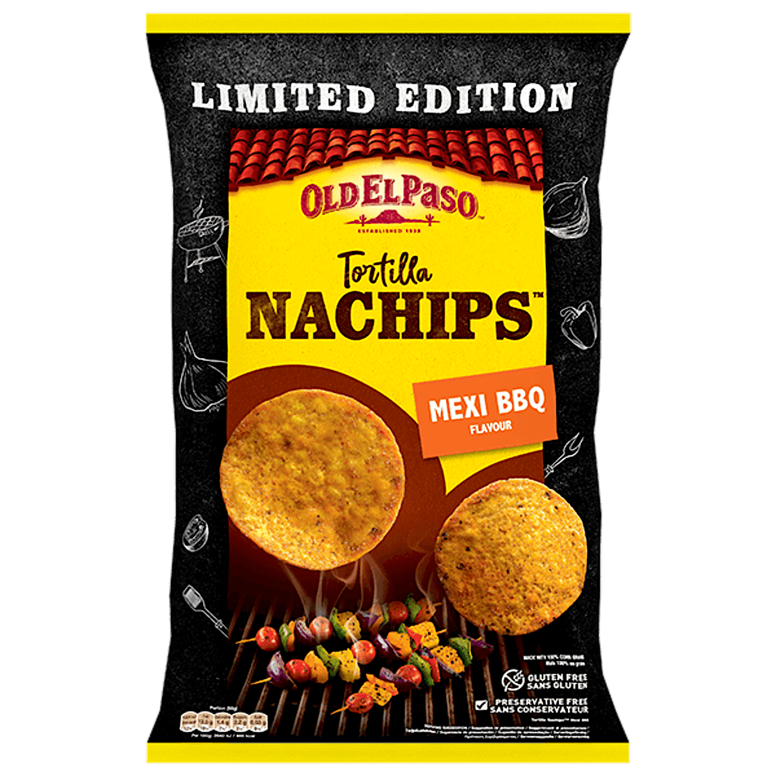 un paquet de chips BBQ Old El Paso édition limitée